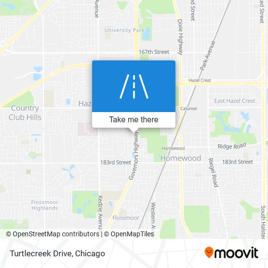 Turtlecreek Drive map