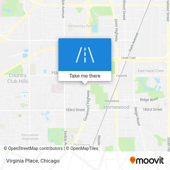 Virginia Place map
