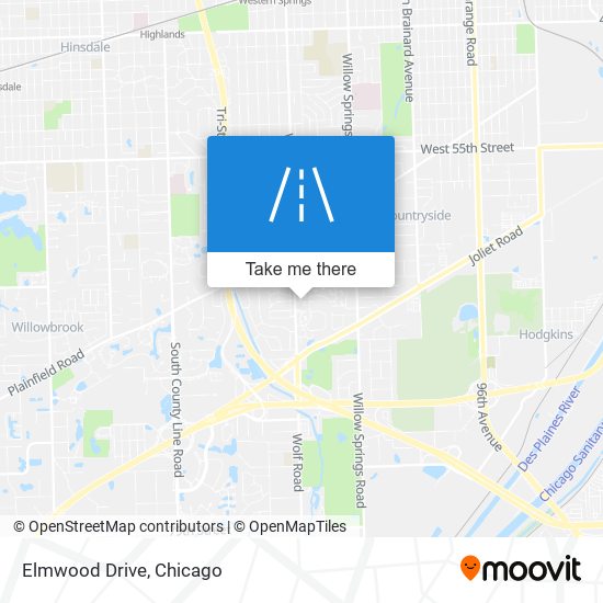 Elmwood Drive map