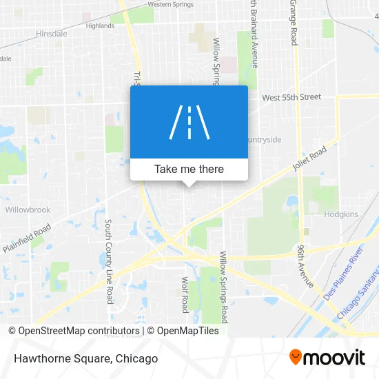 Hawthorne Square map