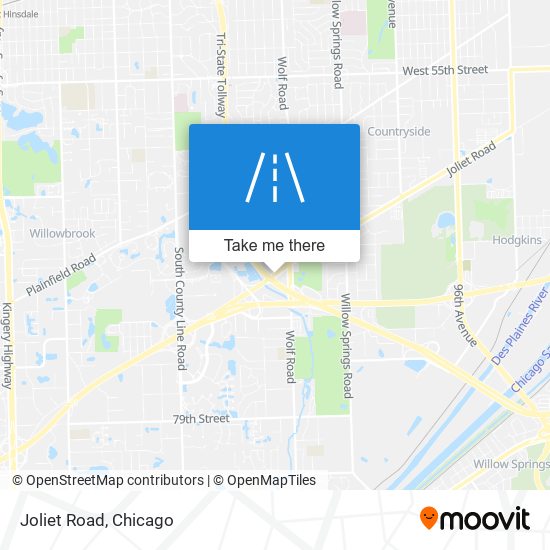 Joliet Road map