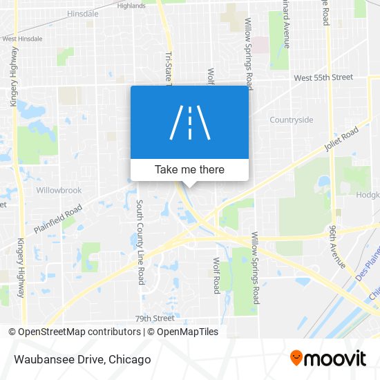 Mapa de Waubansee Drive