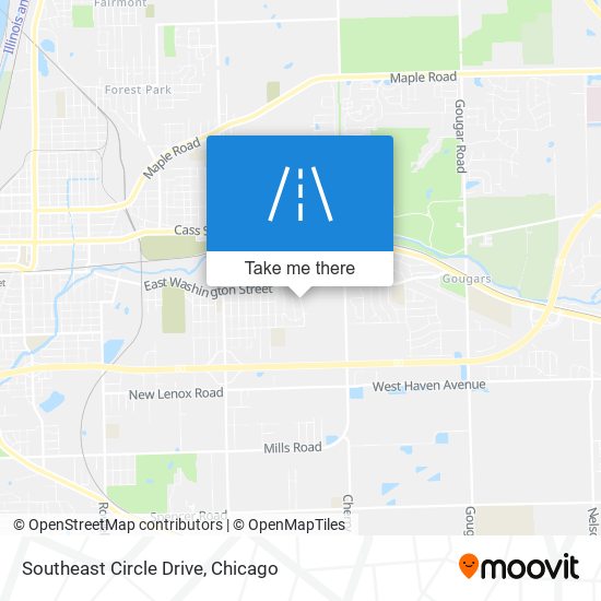 Mapa de Southeast Circle Drive