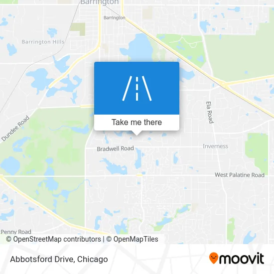 Abbotsford Drive map