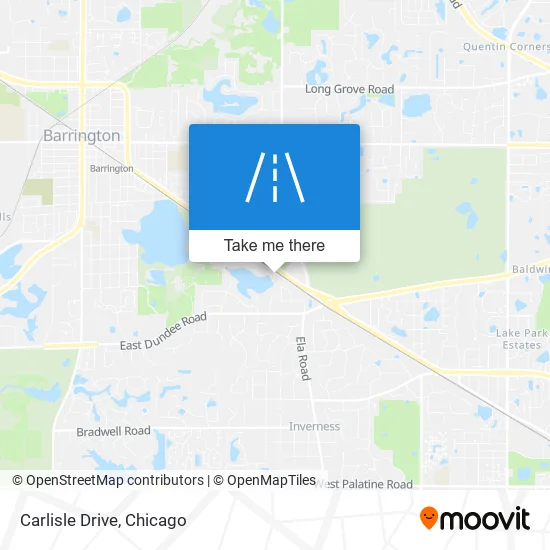 Carlisle Drive map