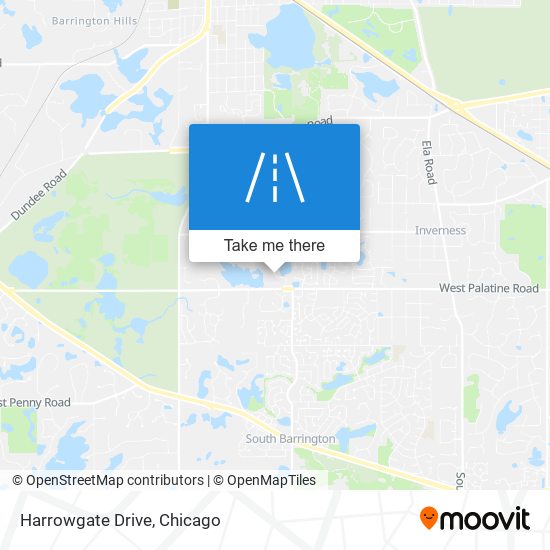 Harrowgate Drive map