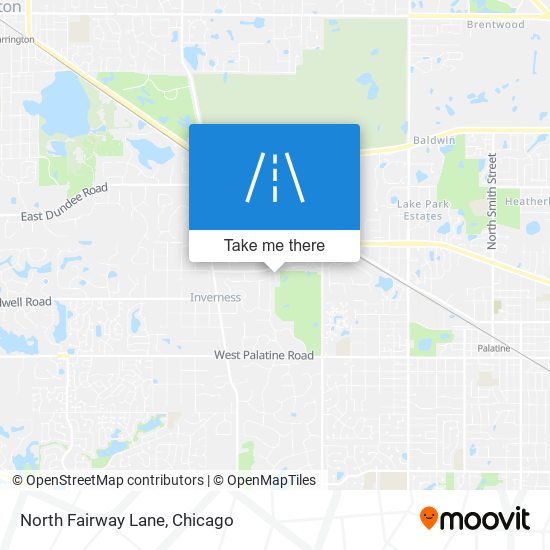 Mapa de North Fairway Lane