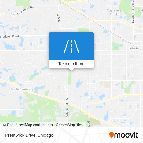 Mapa de Prestwick Drive
