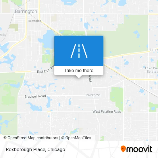 Roxborough Place map