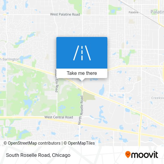 Mapa de South Roselle Road