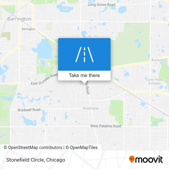 Stonefield Circle map