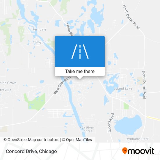 Concord Drive map
