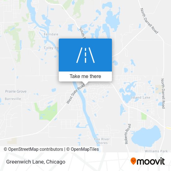 Mapa de Greenwich Lane