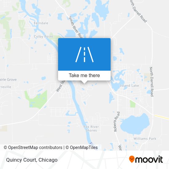 Mapa de Quincy Court