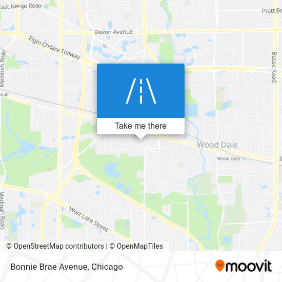 Mapa de Bonnie Brae Avenue