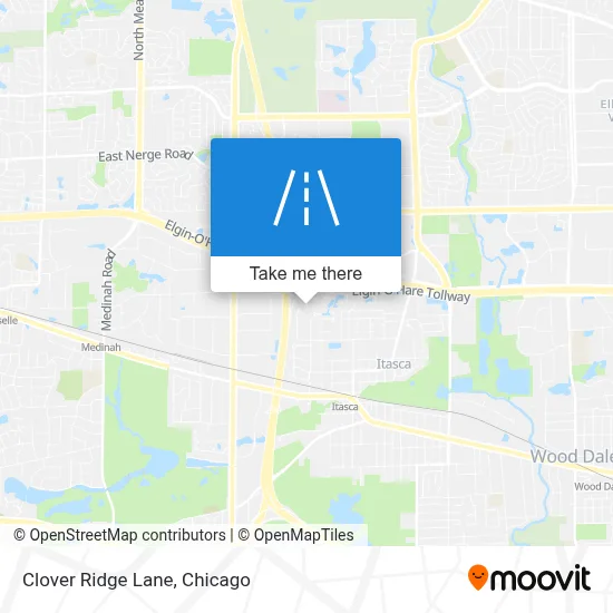 Clover Ridge Lane map