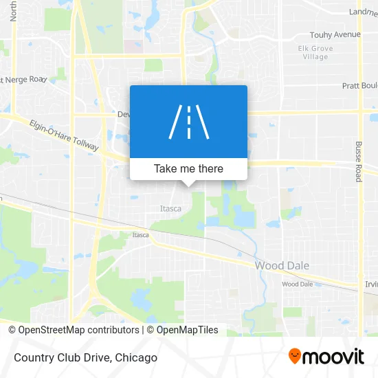 Country Club Drive map