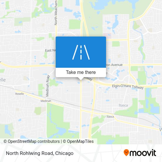 Mapa de North Rohlwing Road