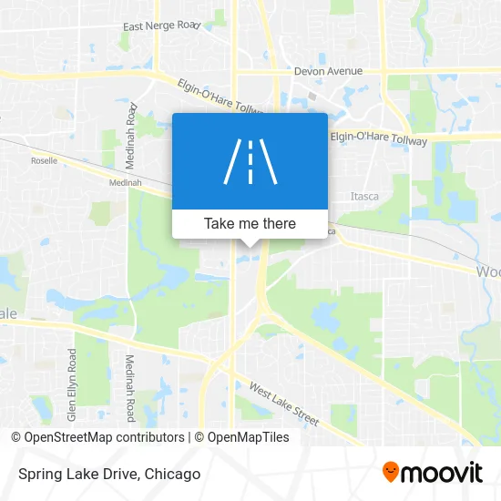 Spring Lake Drive map