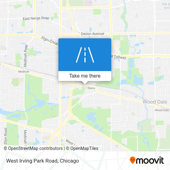 Mapa de West Irving Park Road