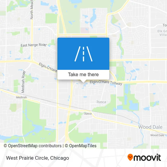 West Prairie Circle map