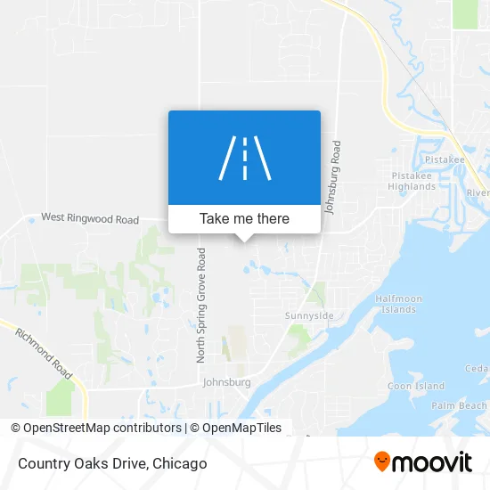Country Oaks Drive map