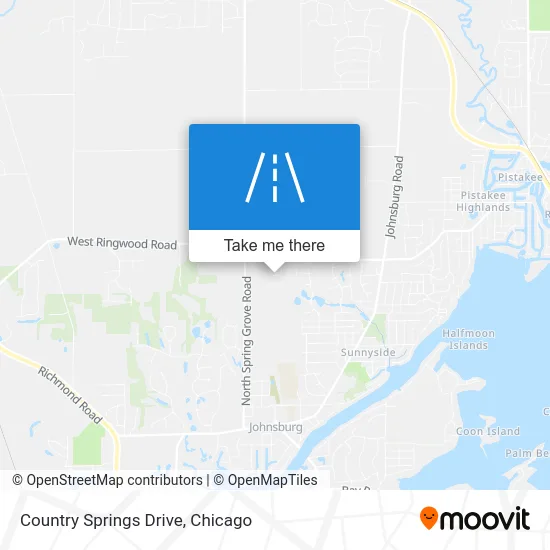 Country Springs Drive map
