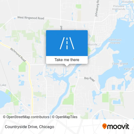 Countryside Drive map