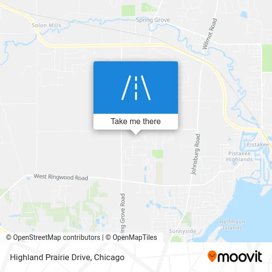 Highland Prairie Drive map