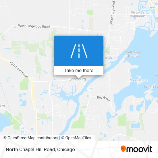 North Chapel Hill Road map