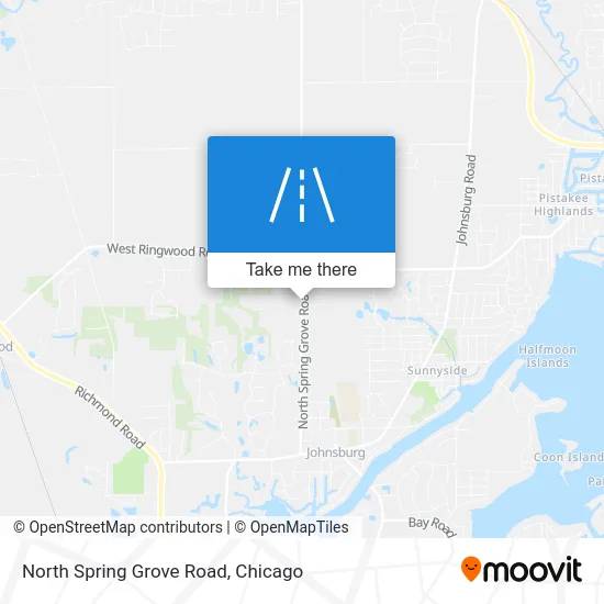 North Spring Grove Road map