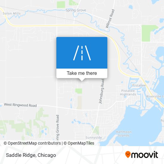 Saddle Ridge map