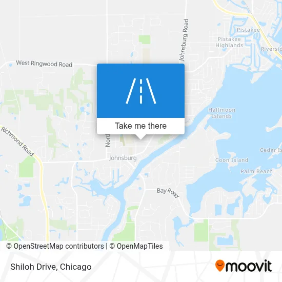 Shiloh Drive map