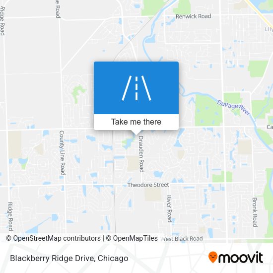Blackberry Ridge Drive map