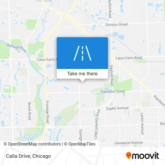 Calla Drive map