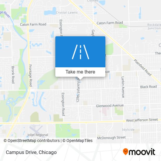 Campus Drive map