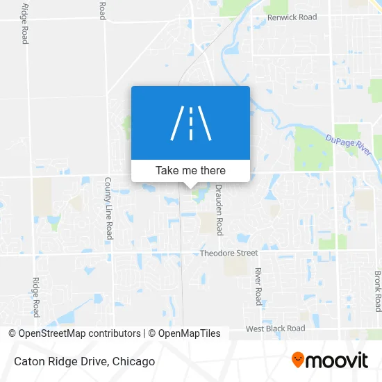 Caton Ridge Drive map
