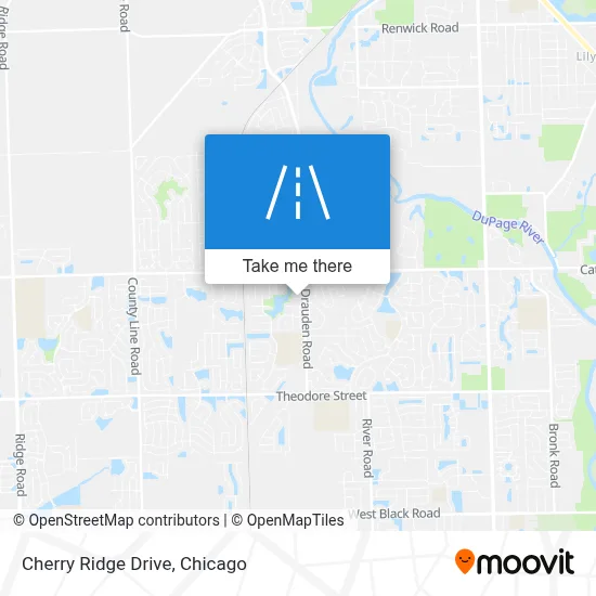 Cherry Ridge Drive map