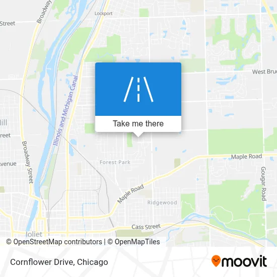 Cornflower Drive map