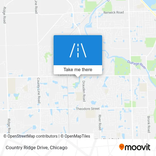 Country Ridge Drive map