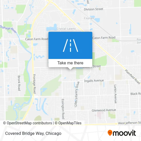 Covered Bridge Way map