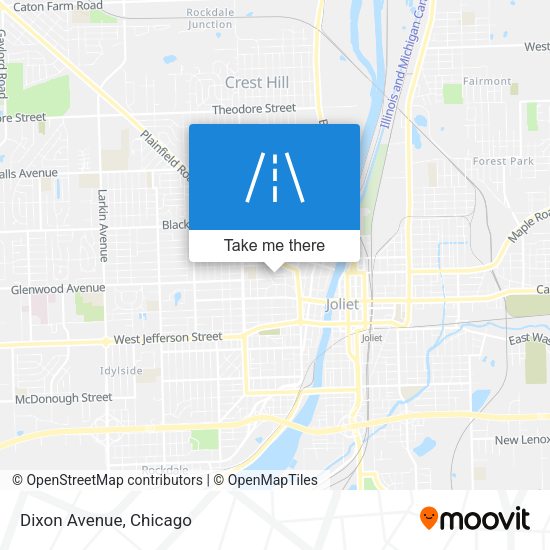 Mapa de Dixon Avenue