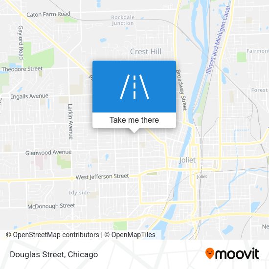 Mapa de Douglas Street