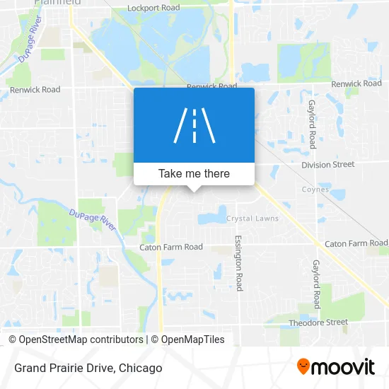 Grand Prairie Drive map