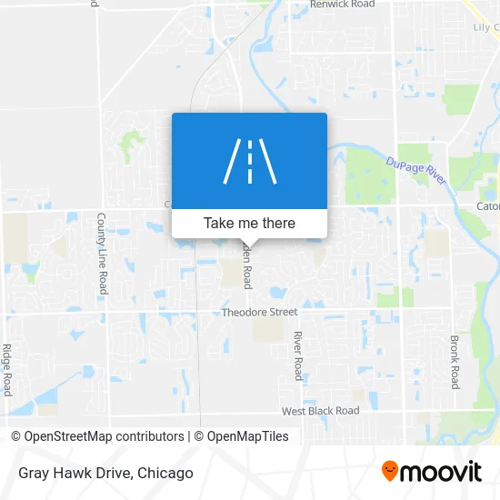 Gray Hawk Drive map