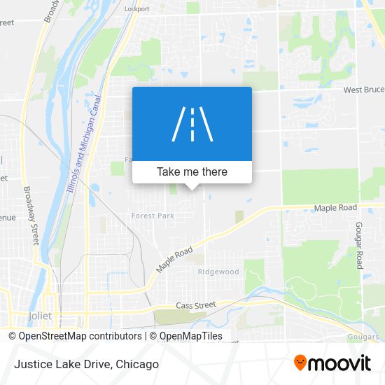 Justice Lake Drive map