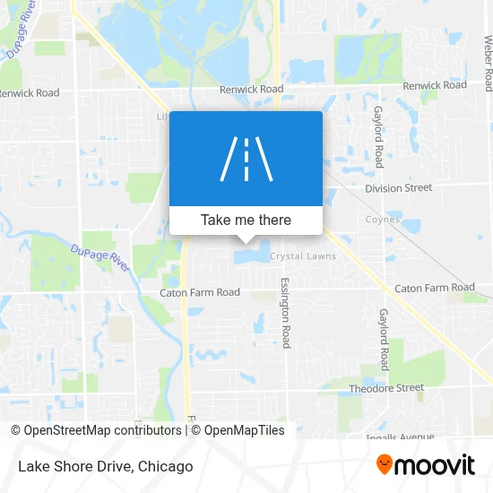 Lake Shore Drive map