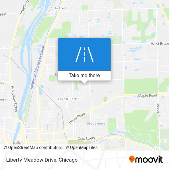 Liberty Meadow Drive map