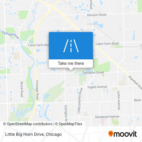 Little Big Horn Drive map