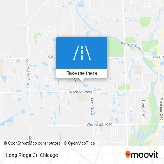 Long Ridge Ct map